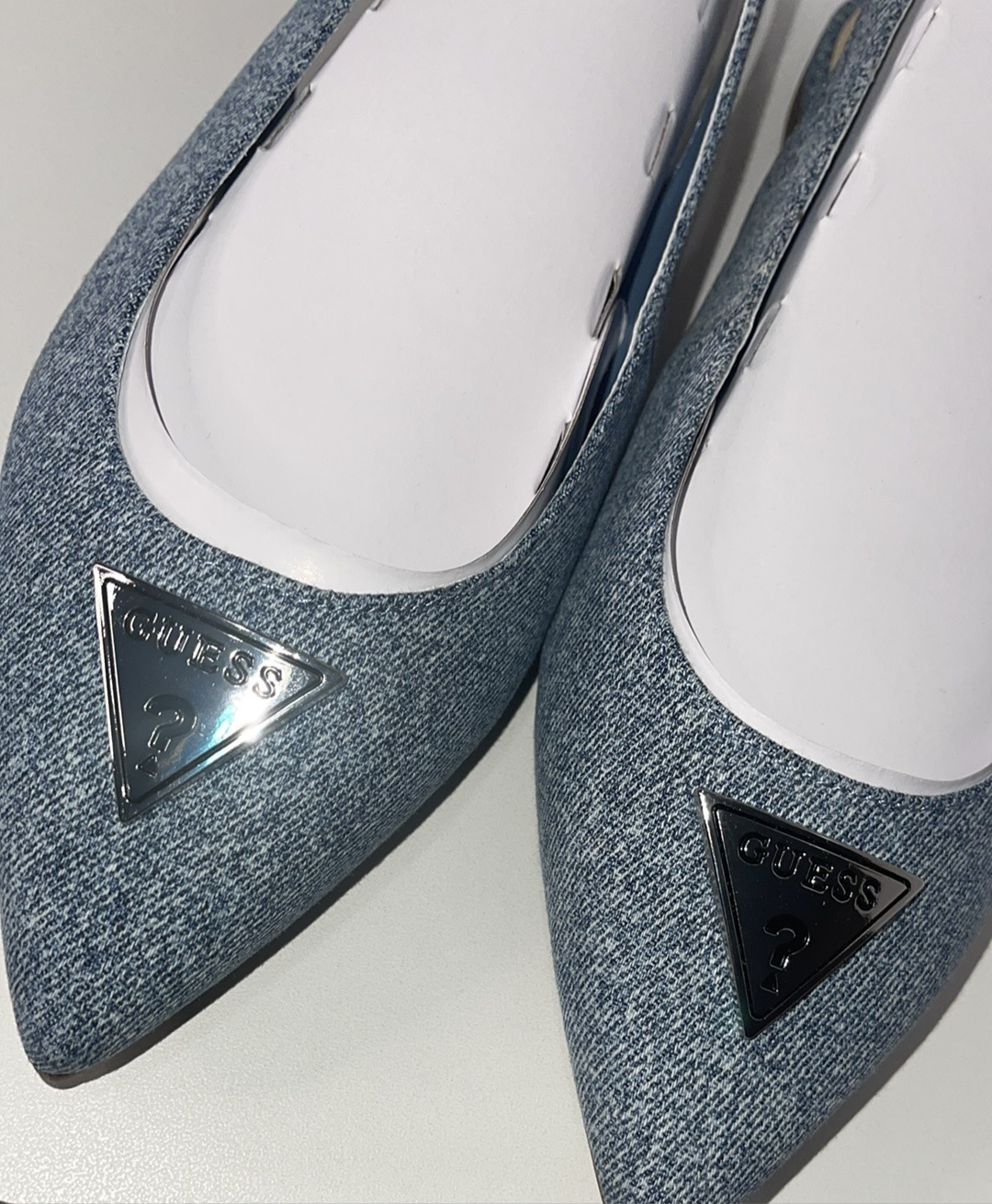 Guess Denim Slingback Shoes