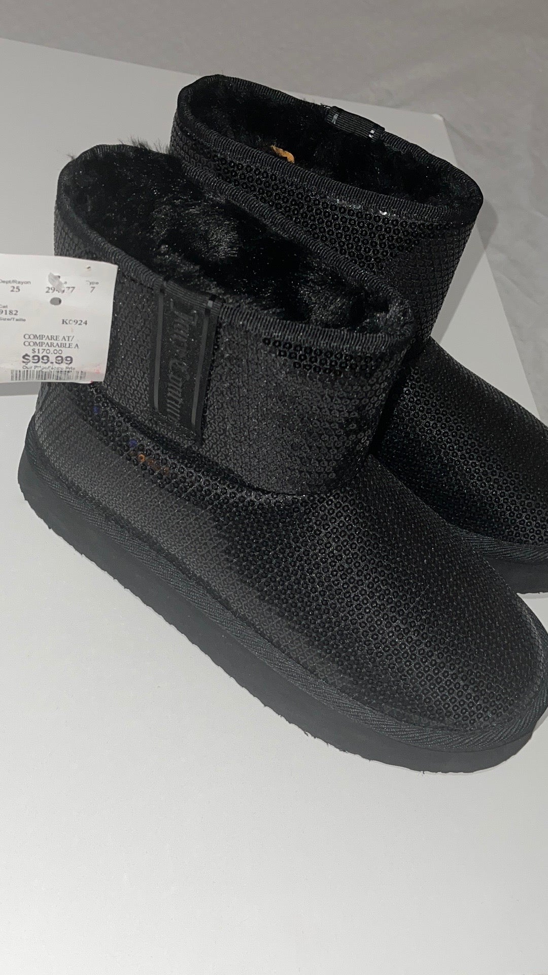 Juicy Couture Sequin Boots
