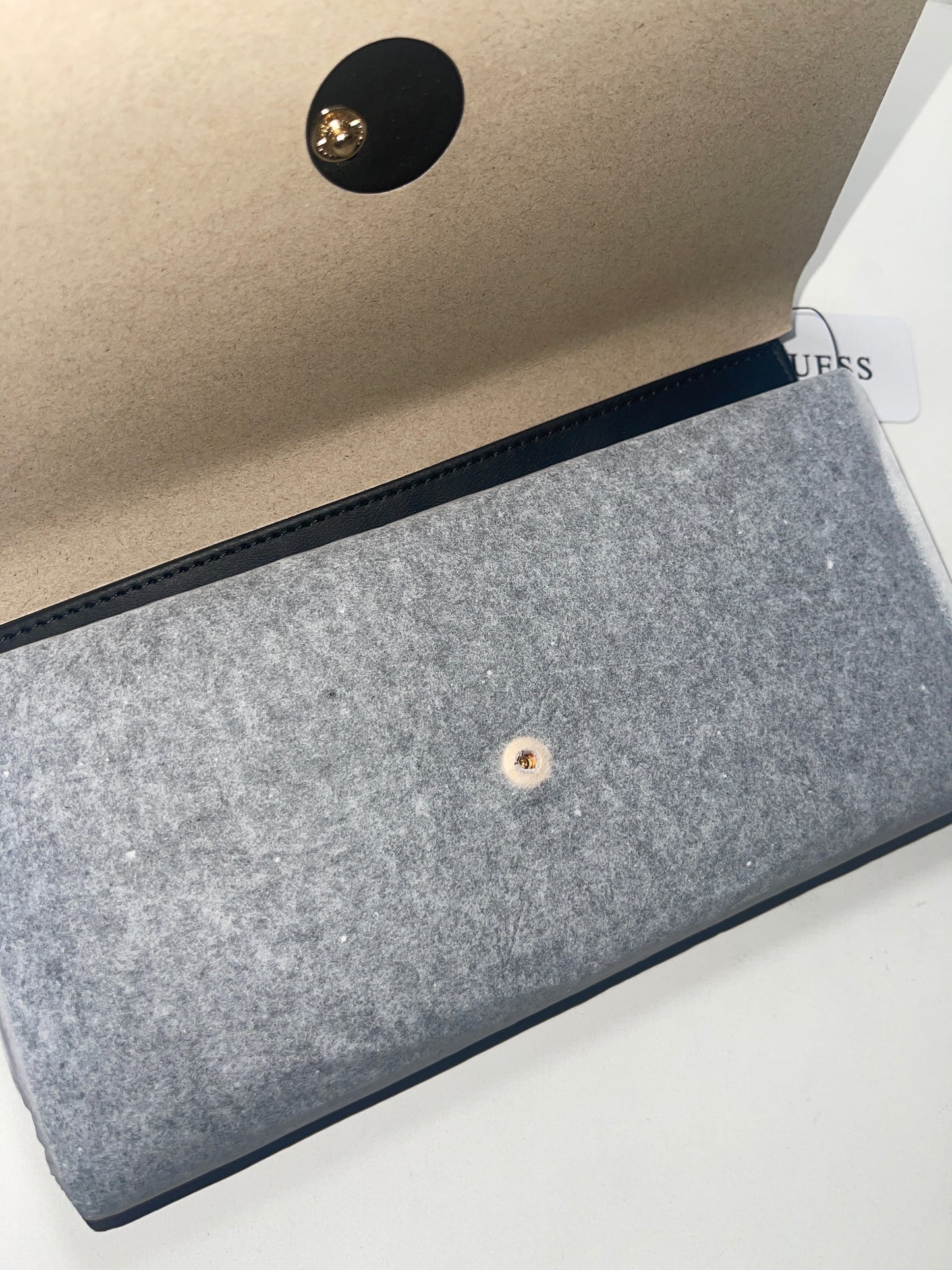 Guess Large Black Clutch Wallet