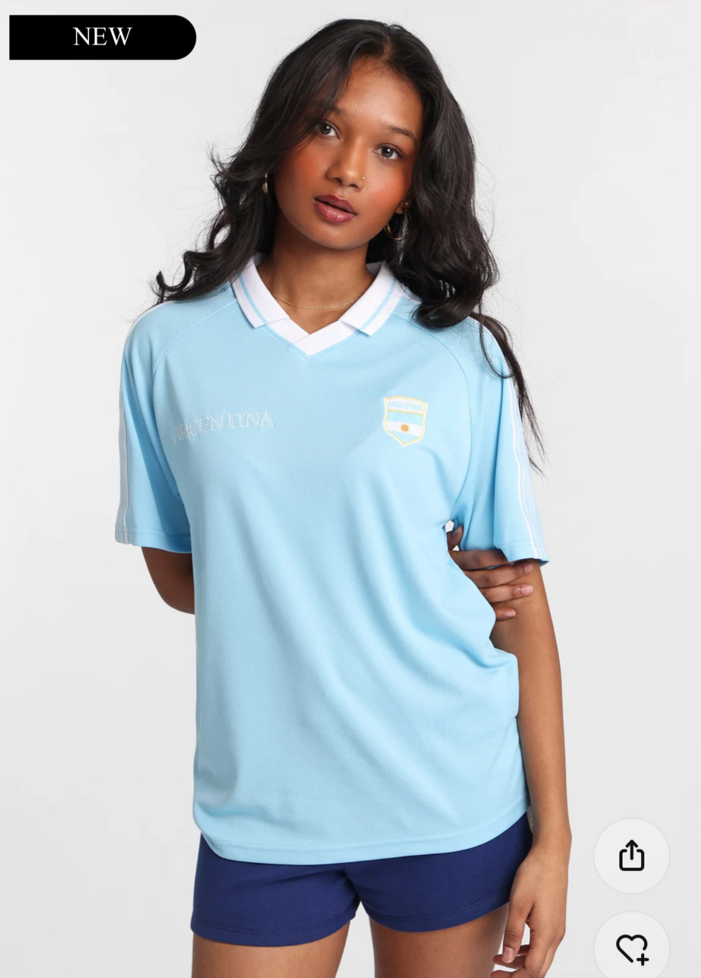 Team Argentia Soccer Jersey in large and medium