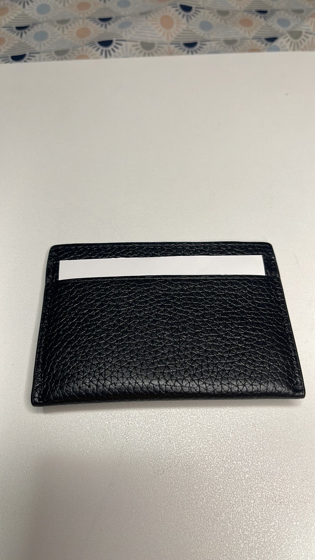 Micheal Kors All Black Leather Card Holder